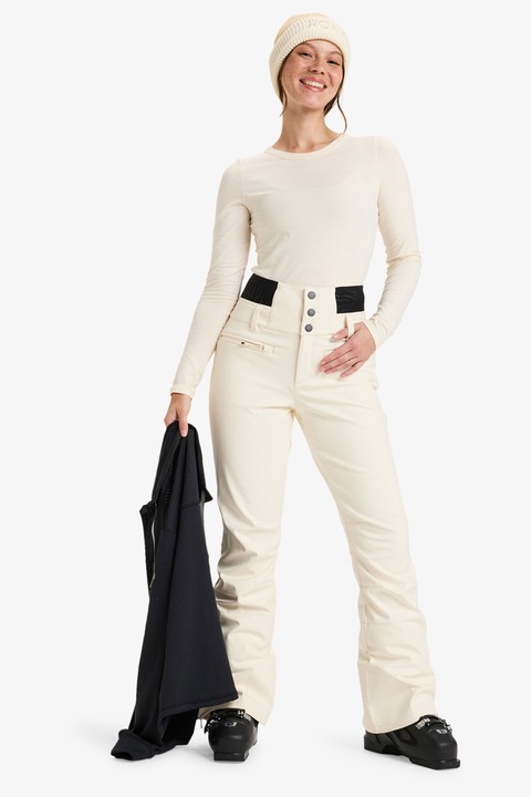 ROXY, Magas derekú sínadrág, Krémszín, M