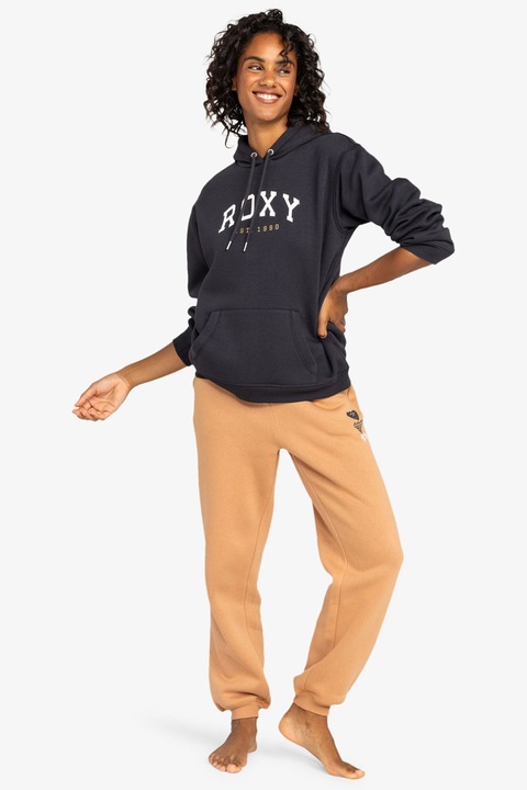 ROXY, Худи Surfstok с лого, Бял/Tъмносив