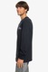 QUIKSILVER, Блуза Three Tree с лого, Индигово синьо/Тъмносин