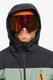 QUIKSILVER, Geaca impermeabila cu vatelina si gluga, pentru schi Morton, Negru, Verde marin, XL
