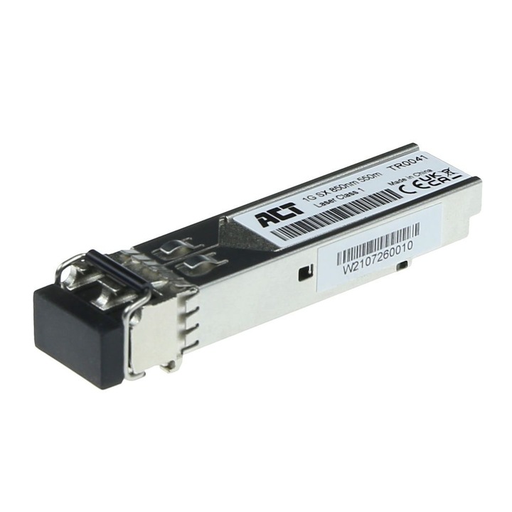 Transceiver ACT SFP SX, 1G, pentru Dell SFP-1G-SX, 247935, gri