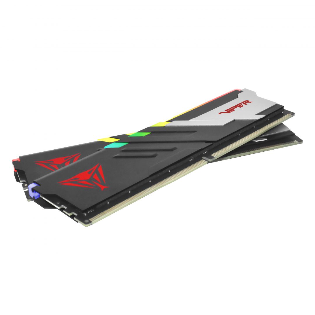 Kit dual Memorie RAM Patriot Viper Venom RGB, Capacitate 64GB DDR5 (2x ...