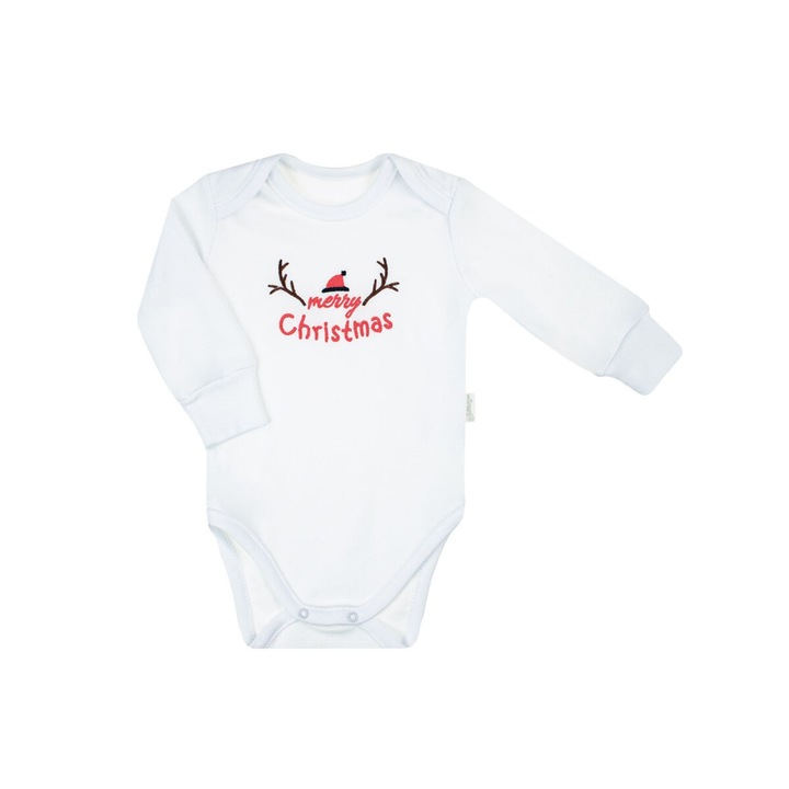 Body gyerekeknek, Nicol, Pamut, Hosszu ujju, Feher