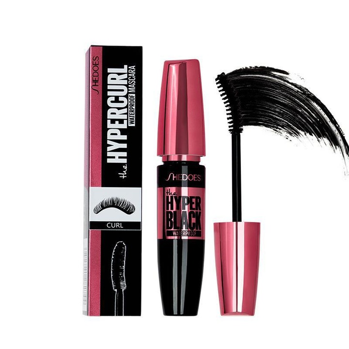 Mascara rezistent la apa, SHEDOES, alungire si volum, negru, waterproof