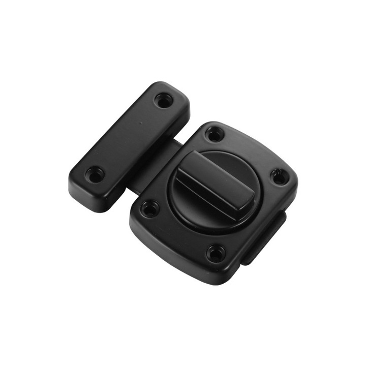 Дръжка за врата, Sunmostar, цинк, черна, ширина 64 мм