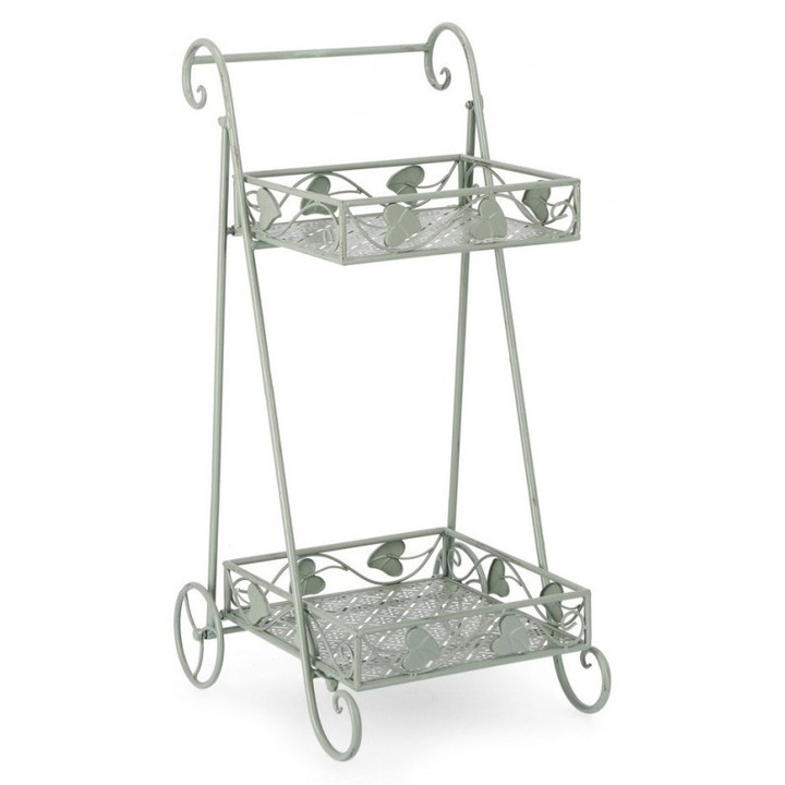 Raft 2 polite otel verde Harriet 41x34x78 cm