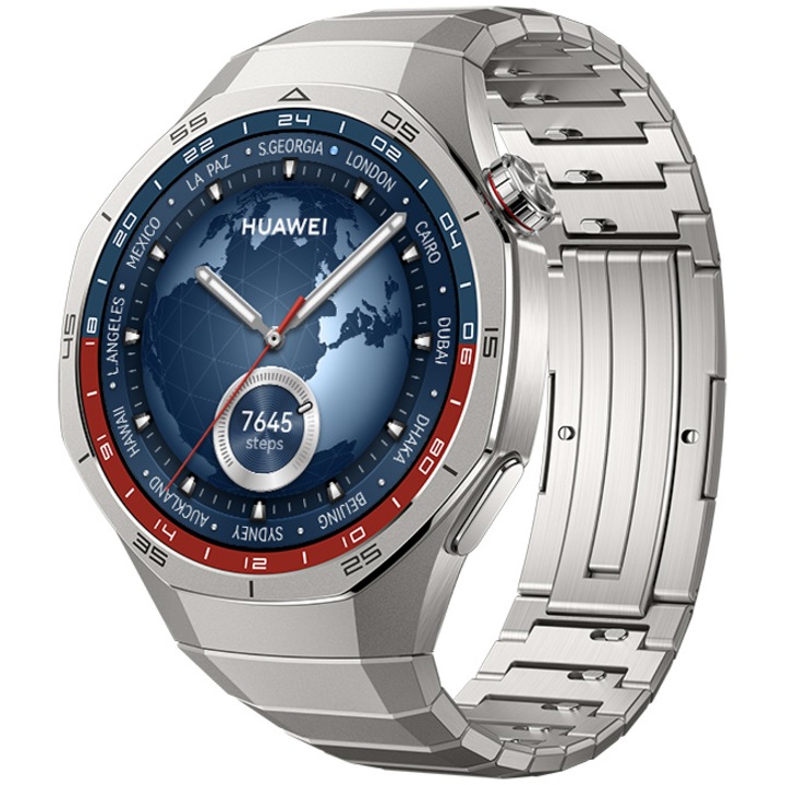 Huawei Watch GT 5 Pro okosóra, 46MM, Titán tok, Titán szíj