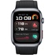 Smartwatch Huawei Watch D2, Black aluminum alloy Case, Black Fluoroelastomer Strap