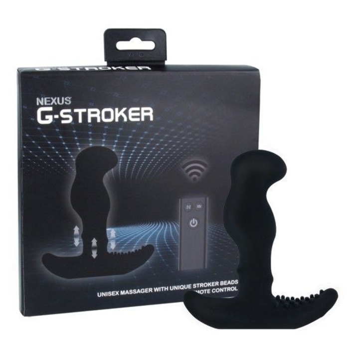 G-stroker vibrátor, masszírozó gyöngyökkek, távirányítóval