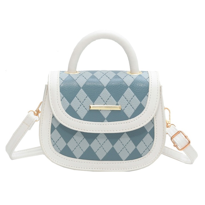 Női válltáska, Jormftte, rózsaszín-kék-zöld, 18x14x6cm, táska szett 1 db.