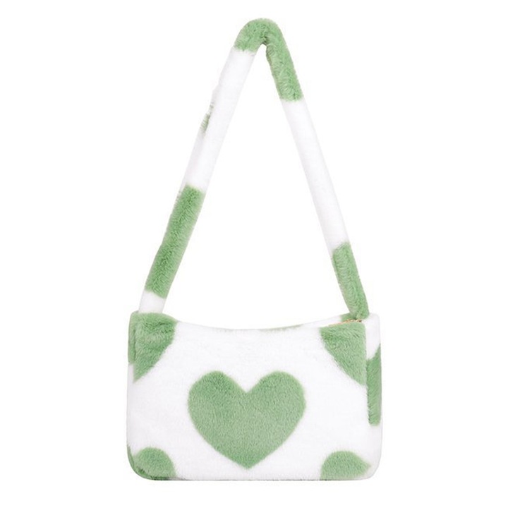 Jormftte válltáska, Baguette modell, sokszínű, 28x18x6cm, 1 darab