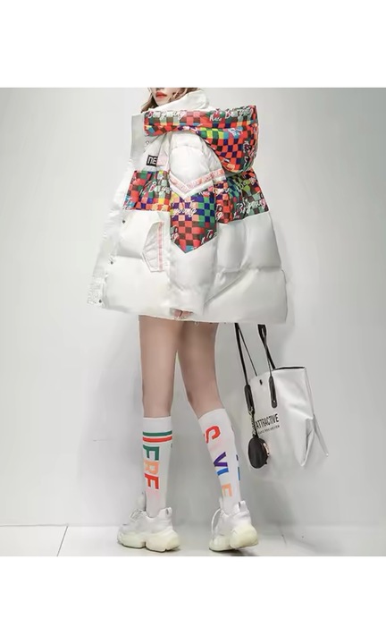 Дамско яке, Полиестер, Бяло, Бял