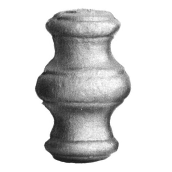 Element fier forjat pafta ART 128/8, 65 x 40 mm