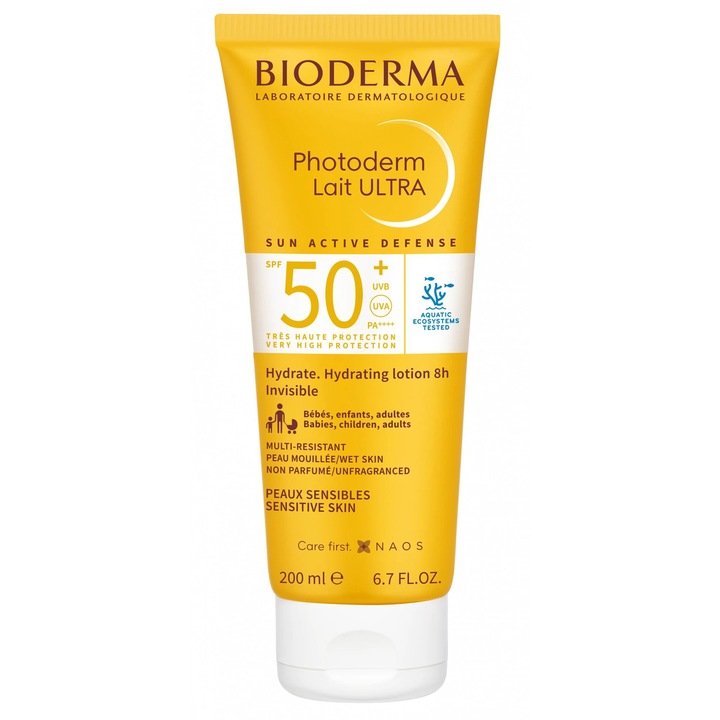 Lotiune hidratanta Bioderma Photoderm Lait Ultra 50+ 200ml
