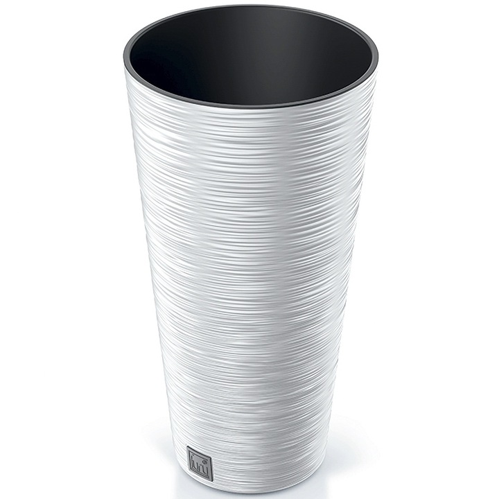 Műanyag edény 25 cm, nabbi, DFRH250, fehér