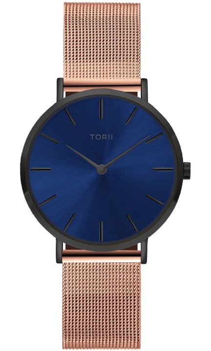 Ceas de dama TORII B34RS.NB, clasic de moda in nuanta de albastru inchis