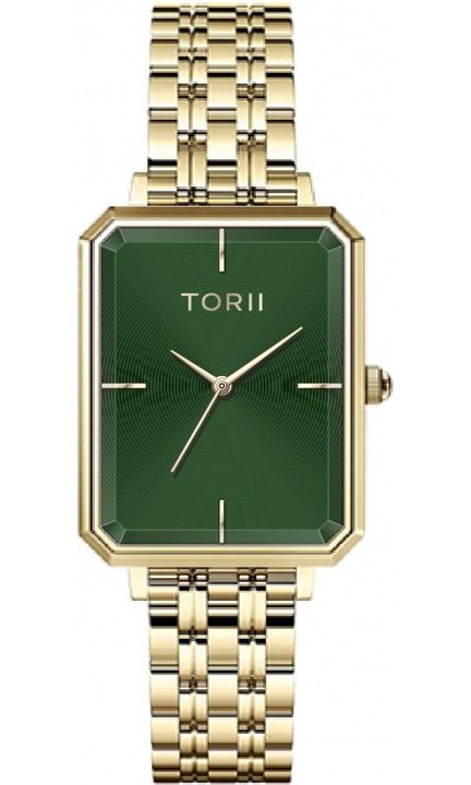 Ceas de dama TORII fashion, Verde, Aur