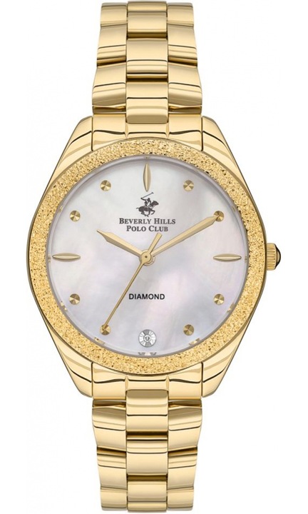 Ceas de dama BEVERLY HILLS BP3564C.120 fashion, aur, perfect pentru cadou