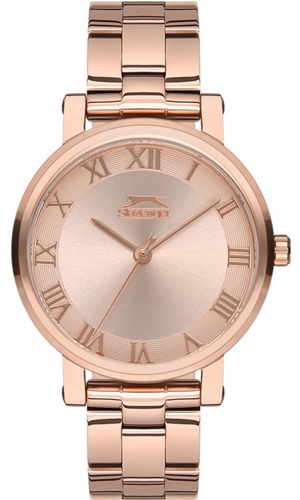 Ceas de dama SLAZENGER SL.09.1577.3.04, roz cu aur roz, fashion, ideal ca si cadou