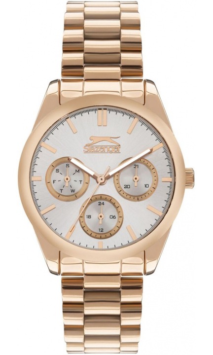 Ceas de dama SLAZENGER SL.09.2063.4.02, aur roz, la moda, cadou perfect