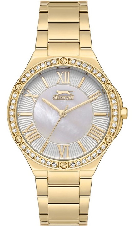 Ceas de dama SLAZENGER SL.09.2225.3.05 in culoarea aurie, perfect pentru cadou