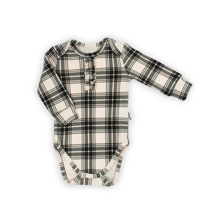 Body lányoknak, Nicol, Pamut, Bézs/Fekete