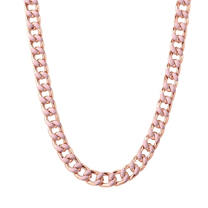 Yokoamii, Colier placat cu aur rose de 14k, Auriu rose