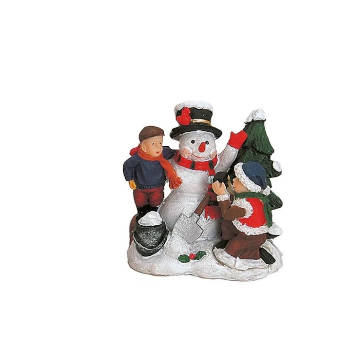 Decoratiune miniatura scena xmas, 6 cm