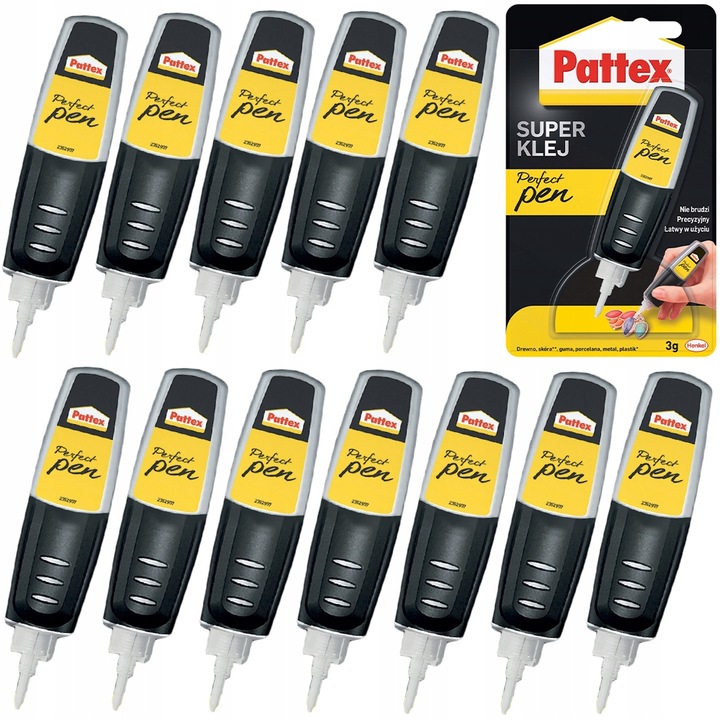 12x Pattex Perfect Pen Precision ragasztók 3g Powerful
