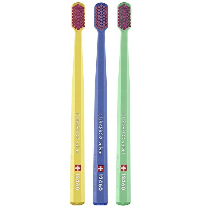 Curaprox CS 12460 velvet kézi fogkefe 3 db