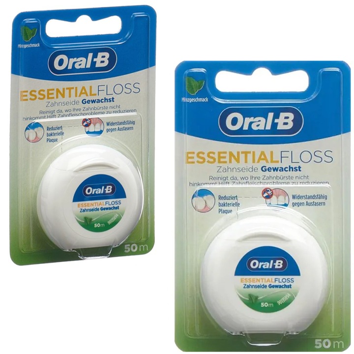Viaszolt Oral-B Essential Fogselyem 50m menta fogselyem