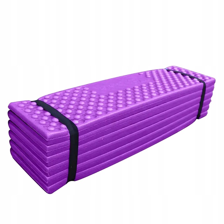 Saltea camping pliabila, PrzydaSie, spuma, 180 x 60 x 1.5 cm, violet