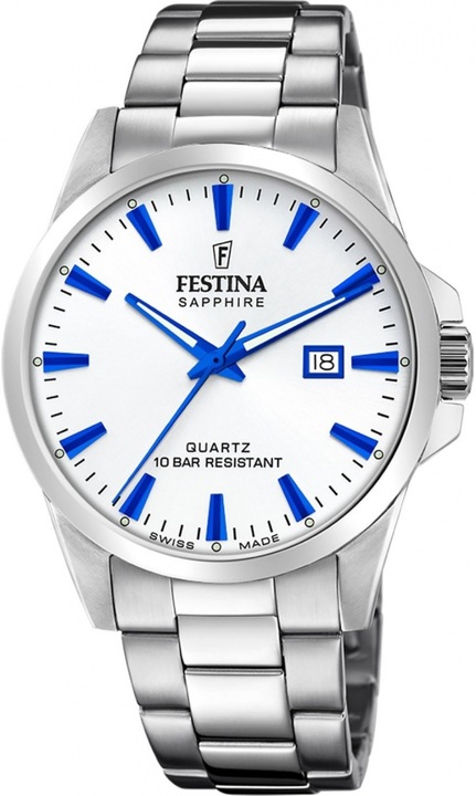 Ceas de barbati FESTINA 20024/5 clasic din otel inoxidabil potrivit pentru inot