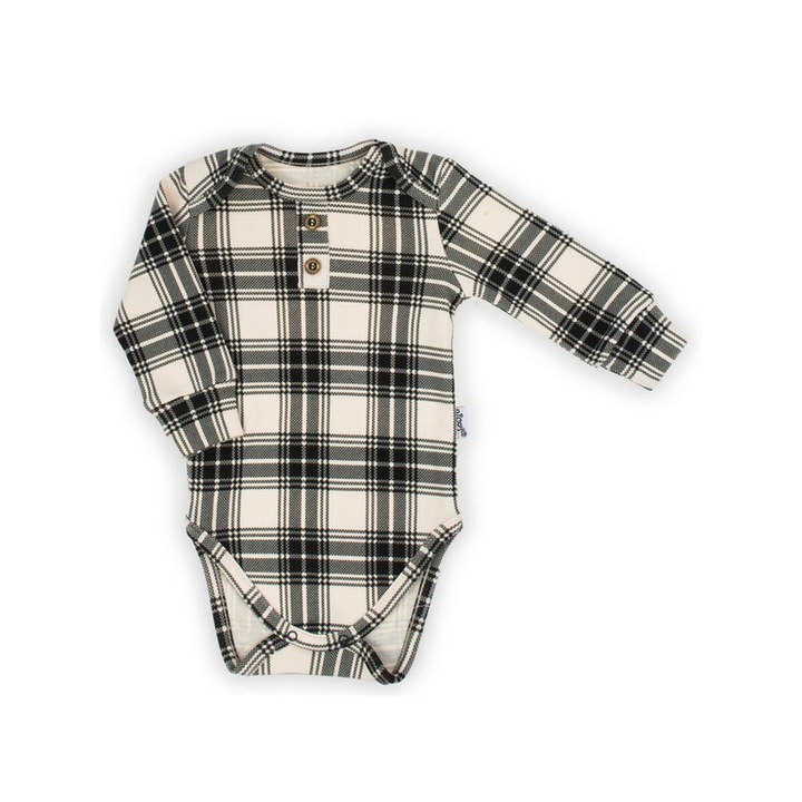 Body fiúknak, Nicol, Pamut, Bézs/Fekete