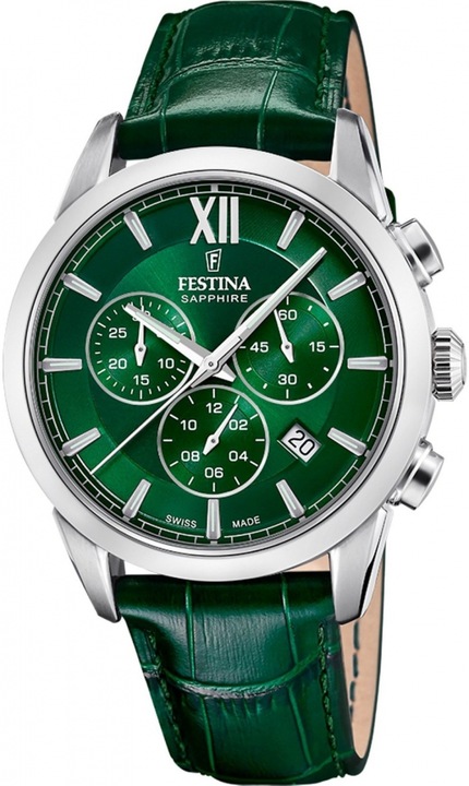 Ceas pentru barbati FESTINA 20041/3 de culoare verde, sport