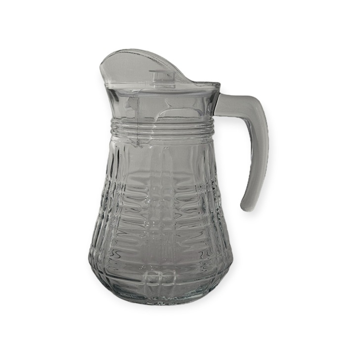 Carafa, Sticlă, Model, Transparent, 1.3L