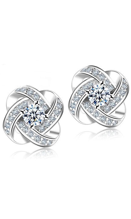 Обеци на винт, Сребрист