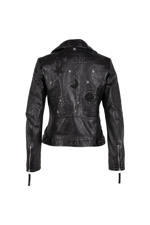 Черно дамско кожено яке Mauritius GWNoelia