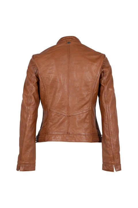 Geaca de Piele Dama Mauritius Coniac MWJanka