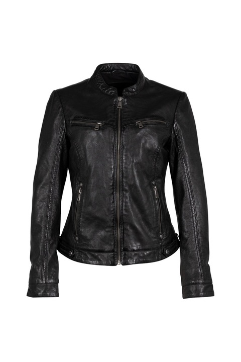 Fekete Mauritius női bőrkabát MWJanka