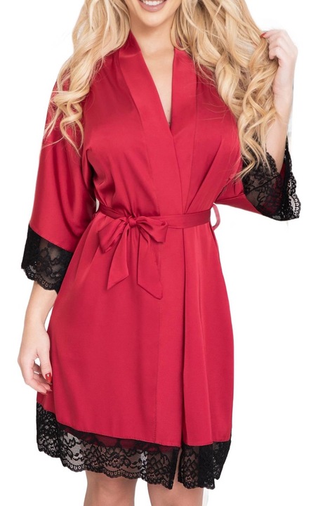 Halat din satin Kalimo, SUMI, Visiniu