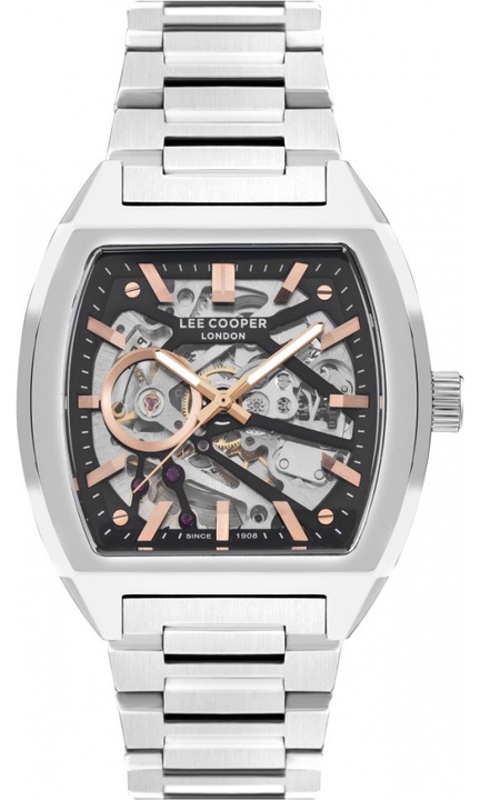 Ceas de barbati LEE COOPER LC07976.350 bleumarin fashion skeleton