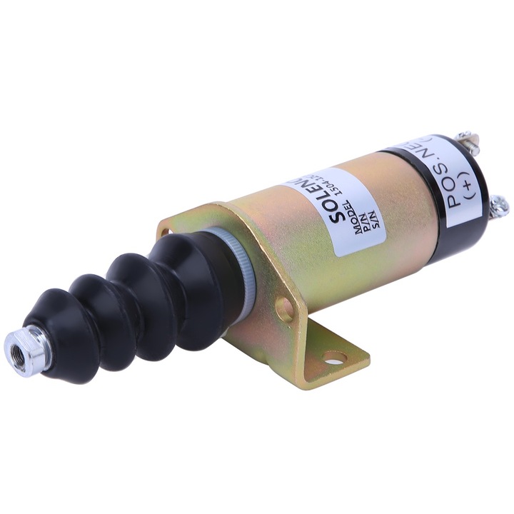 12V-os mágnesszelep, Enforose, acélház, magas hőmérsékletnek ellenálló