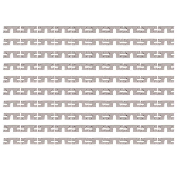 Комплект от 100 заземителни шайби за PV, Enforose, неръждаема стомана, широко приложение, 30x40 мм