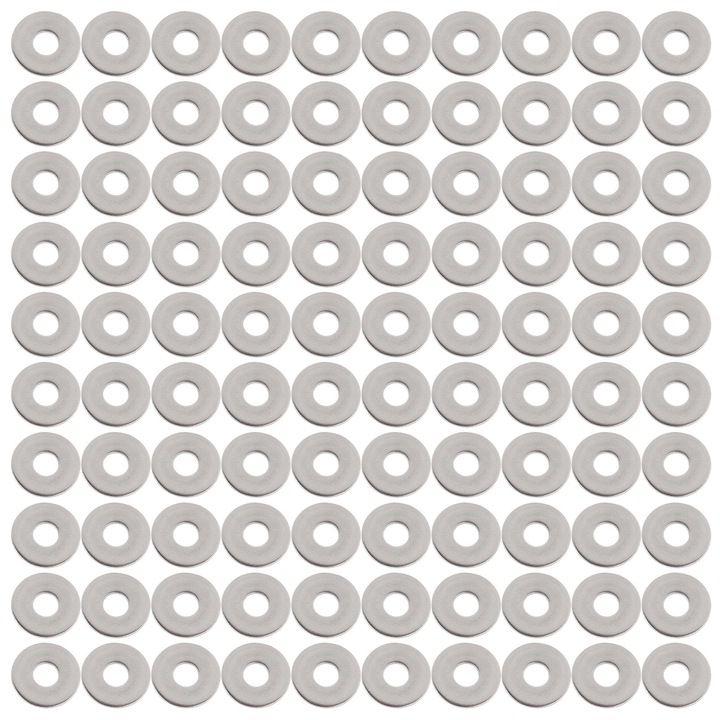 Set 100 saibe plate din inox 304, 24mm, Enforose