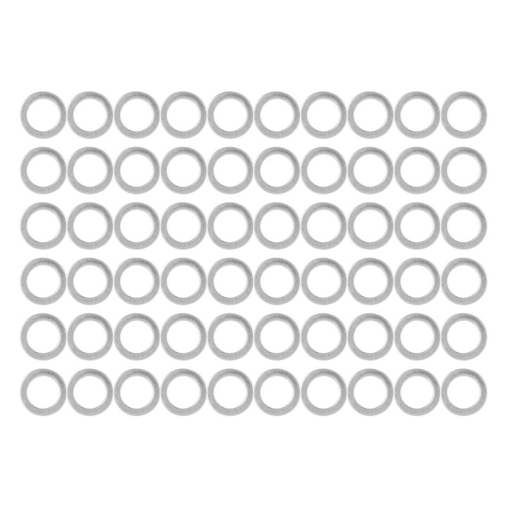 60 buc. Set de accesorii pentru saiba plata din otel inoxidabil 6 mm ID 9 mm OD pentru intretinere