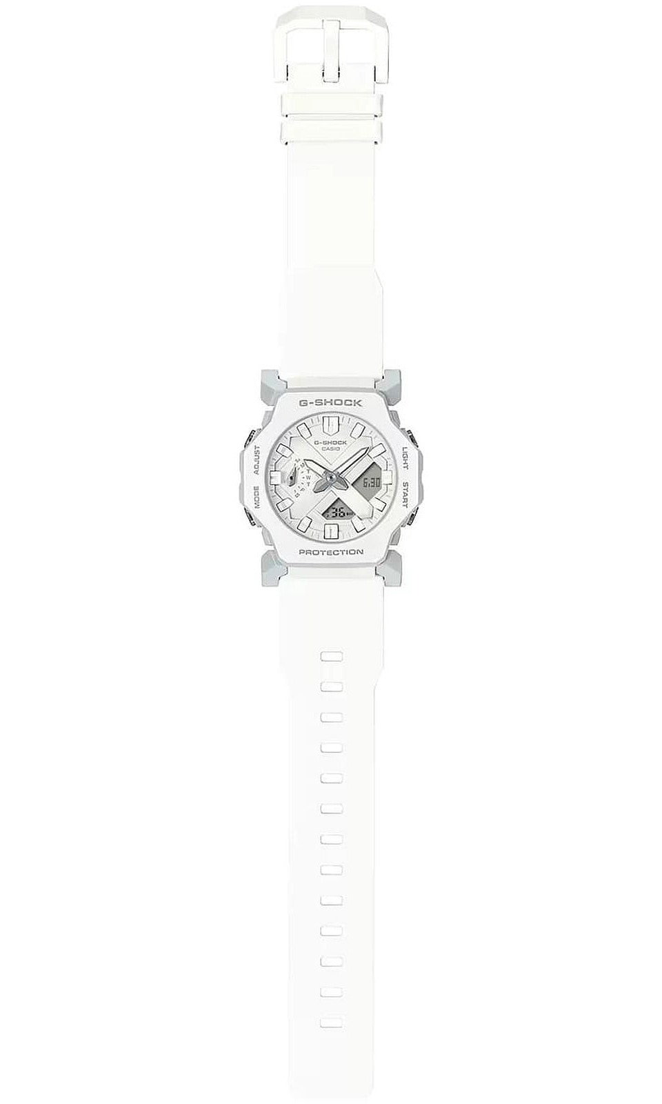 Ceas G-SHOCK, barbati, model GA-2300-7AER, alb, quartz, rezistent