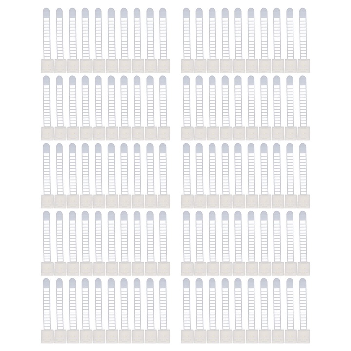 Лепилни скоби за управление на кабели, Регулируеми найлонови кабелни връзки, Органайзер за кабелни скоби, Силно фиксиране за бюро