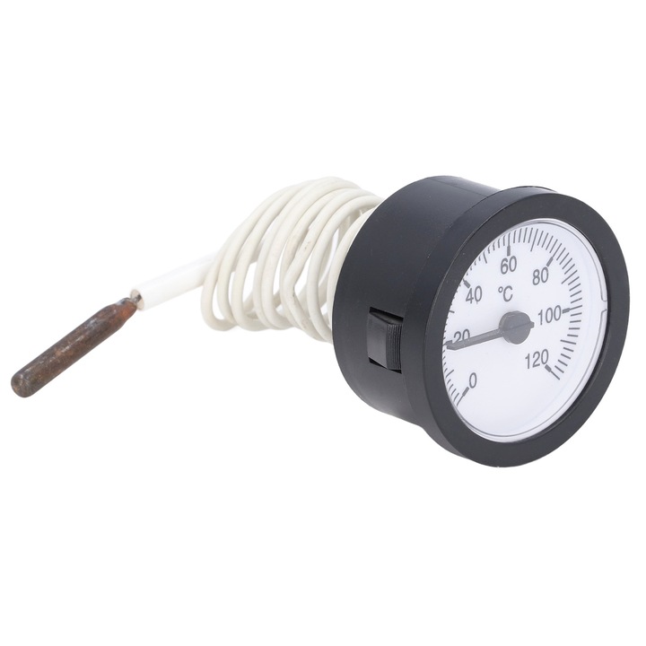 Mmgoqqt циферблатен термометър, 0-120C, меден сензор, диаметър 52 mm