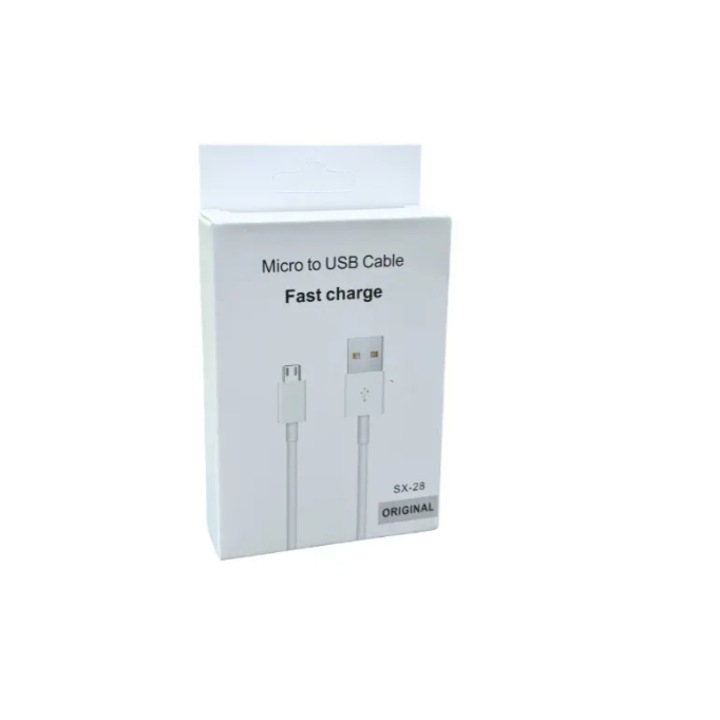 Cablu de date MicroUsb Fast Charge SX-28, 1 metru
